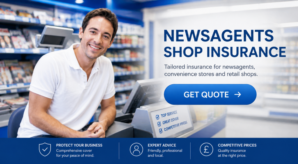 Shop Insurance Newsagents Off Licence Corner Grocer
